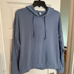 Blue Pullover Hoodie Sweatshirt